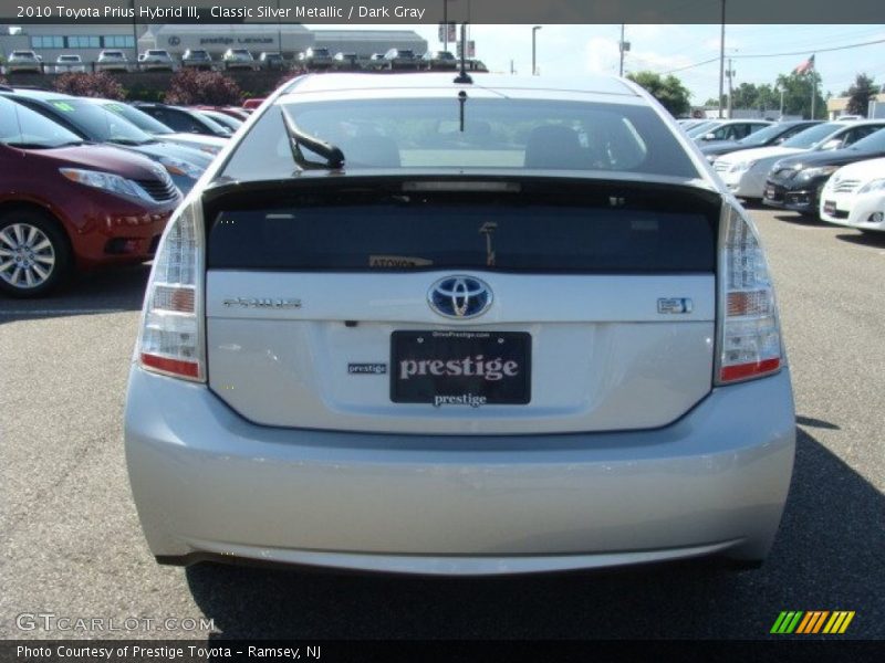 Classic Silver Metallic / Dark Gray 2010 Toyota Prius Hybrid III