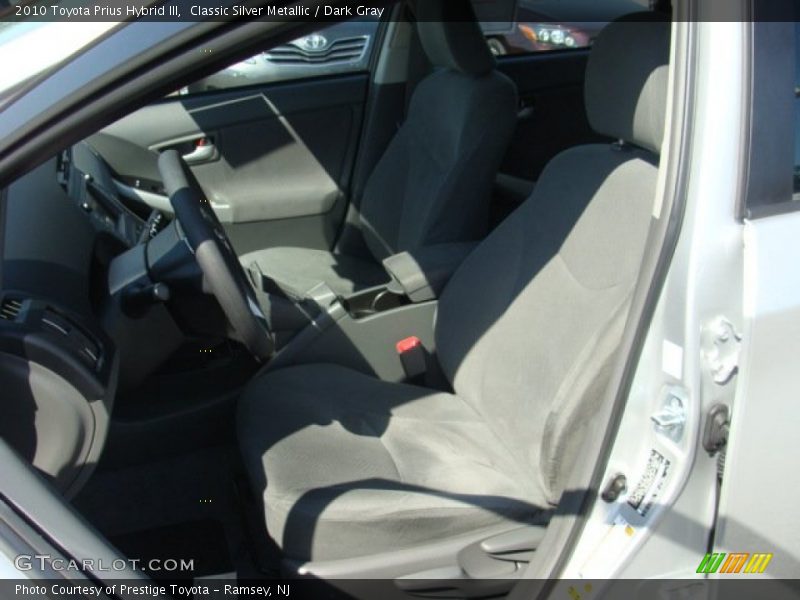 Classic Silver Metallic / Dark Gray 2010 Toyota Prius Hybrid III