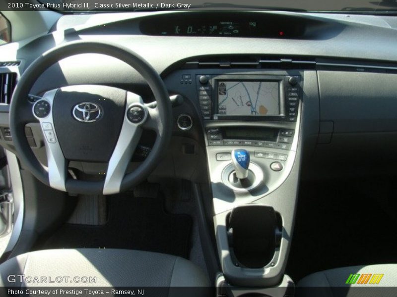Classic Silver Metallic / Dark Gray 2010 Toyota Prius Hybrid III