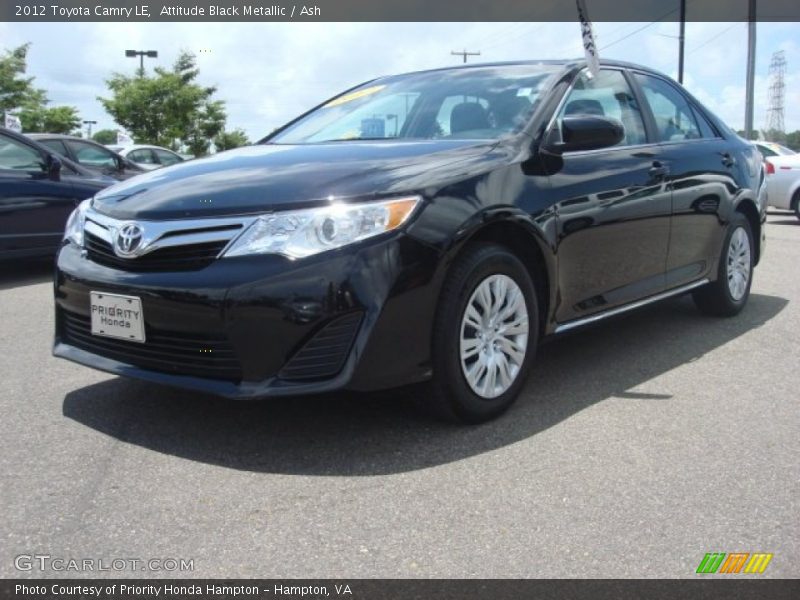 Attitude Black Metallic / Ash 2012 Toyota Camry LE