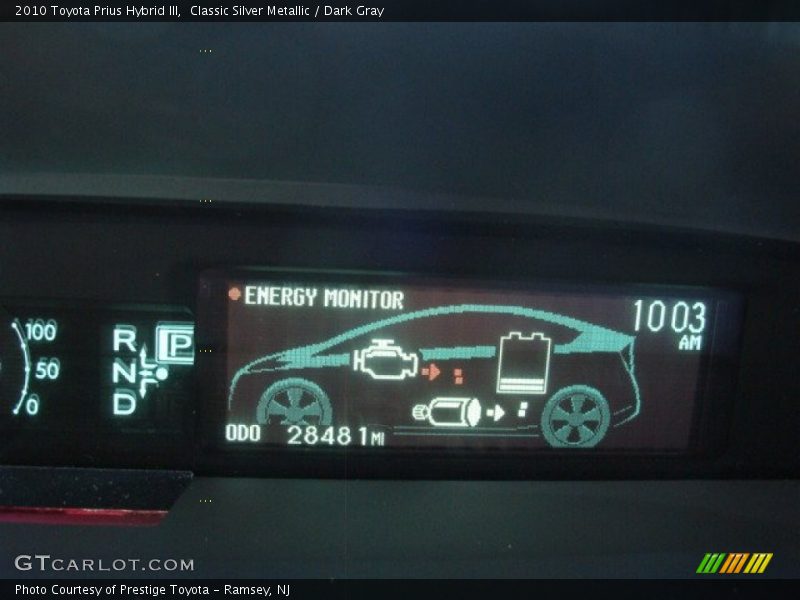 Classic Silver Metallic / Dark Gray 2010 Toyota Prius Hybrid III