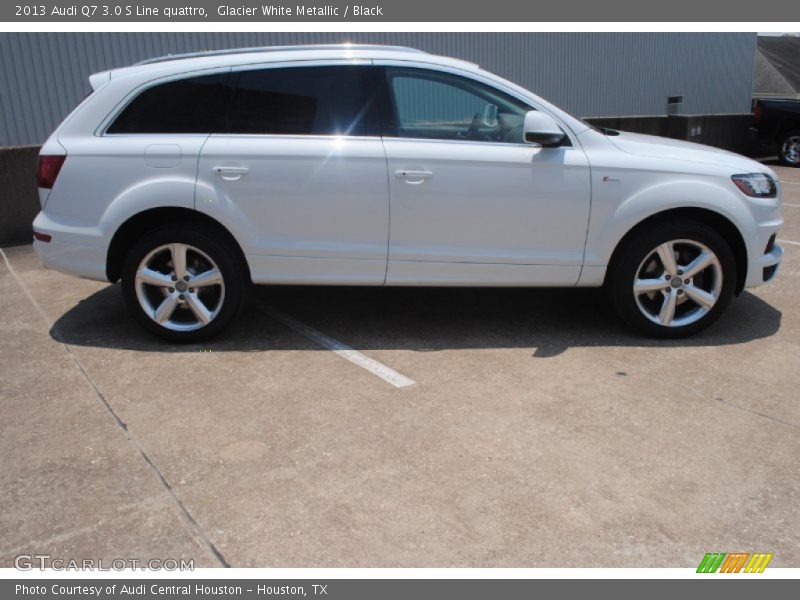Glacier White Metallic / Black 2013 Audi Q7 3.0 S Line quattro