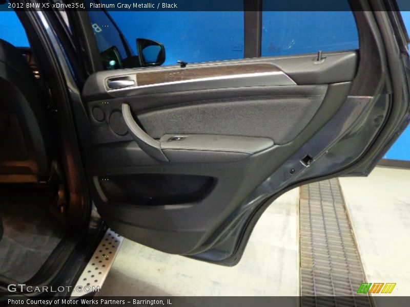 Platinum Gray Metallic / Black 2012 BMW X5 xDrive35d