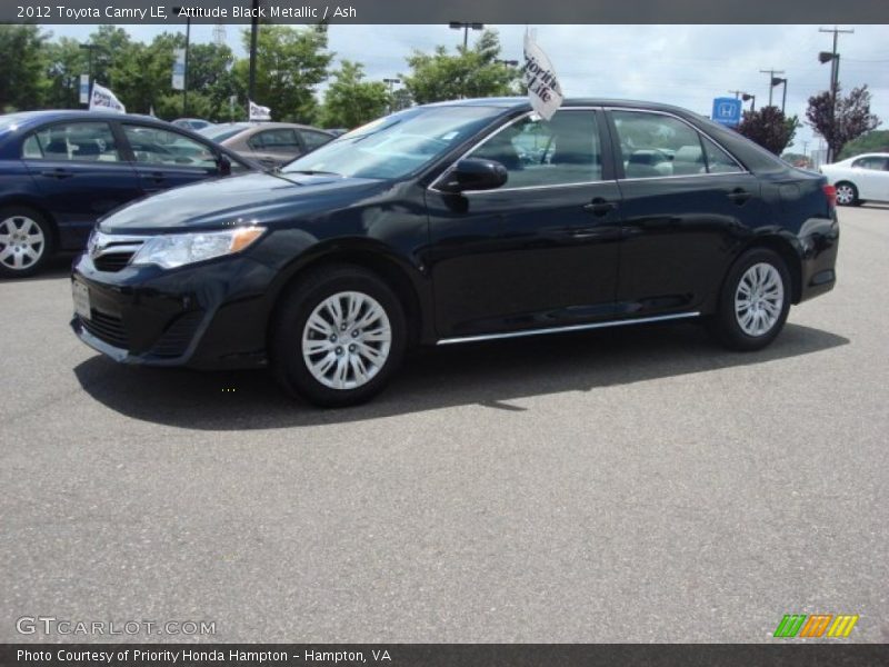 Attitude Black Metallic / Ash 2012 Toyota Camry LE