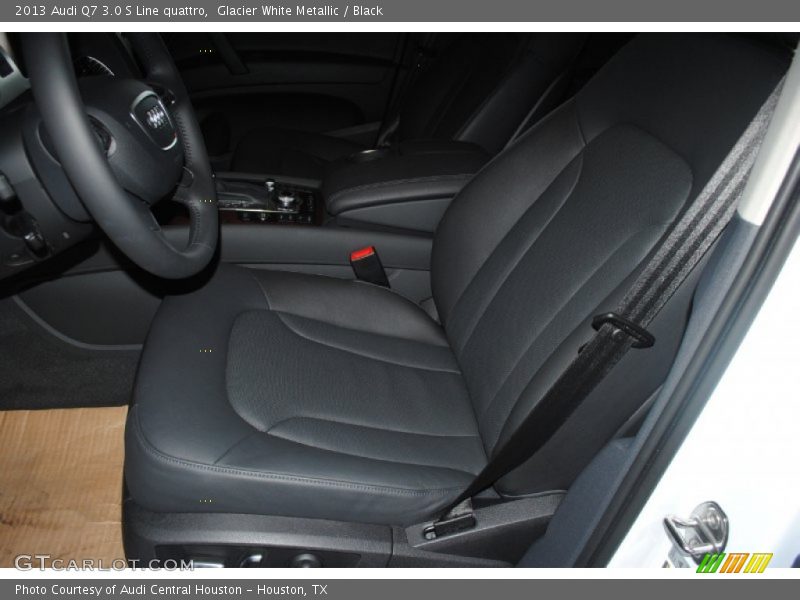 Glacier White Metallic / Black 2013 Audi Q7 3.0 S Line quattro