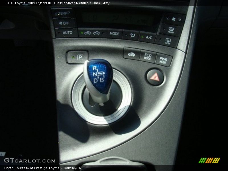 Classic Silver Metallic / Dark Gray 2010 Toyota Prius Hybrid III