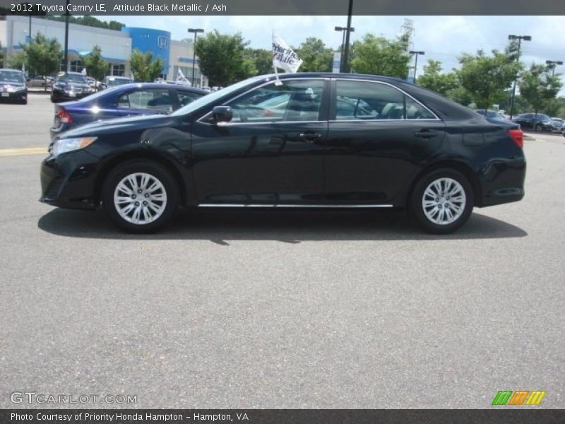 Attitude Black Metallic / Ash 2012 Toyota Camry LE