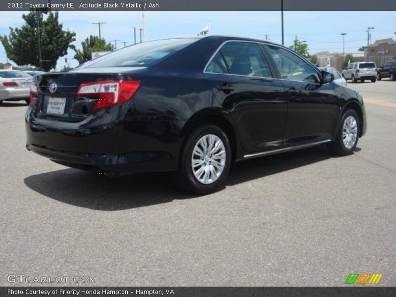 Attitude Black Metallic / Ash 2012 Toyota Camry LE