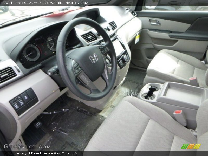 Gray Interior - 2014 Odyssey EX 