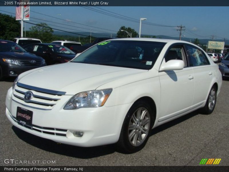 Blizzard White Pearl / Light Gray 2005 Toyota Avalon Limited