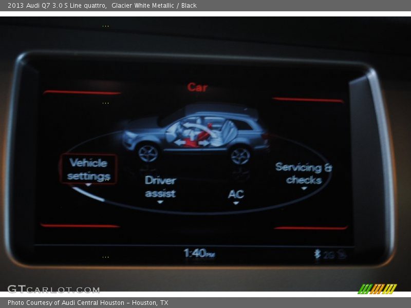 Glacier White Metallic / Black 2013 Audi Q7 3.0 S Line quattro