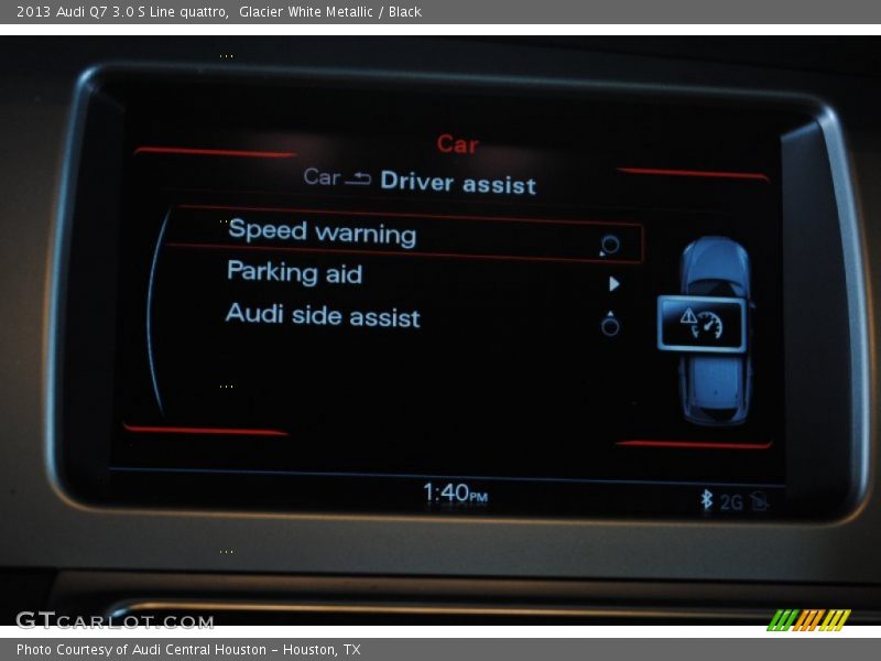 Glacier White Metallic / Black 2013 Audi Q7 3.0 S Line quattro