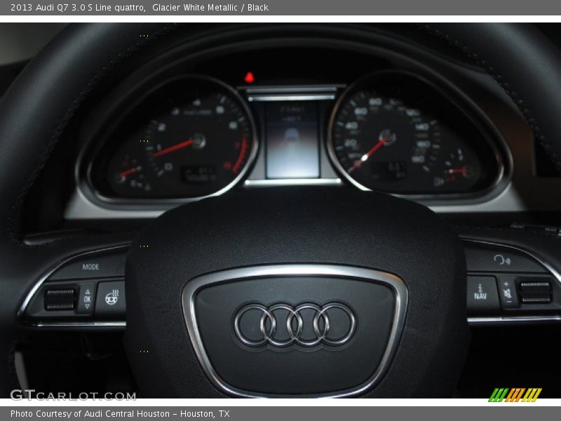 Glacier White Metallic / Black 2013 Audi Q7 3.0 S Line quattro