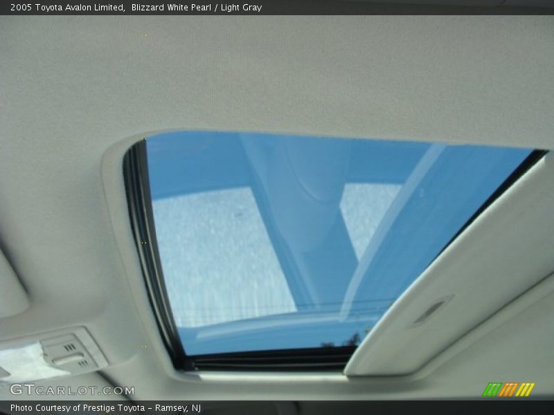 Blizzard White Pearl / Light Gray 2005 Toyota Avalon Limited