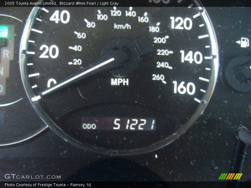Blizzard White Pearl / Light Gray 2005 Toyota Avalon Limited
