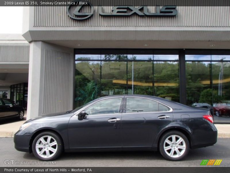 Smokey Granite Mica / Black 2009 Lexus ES 350