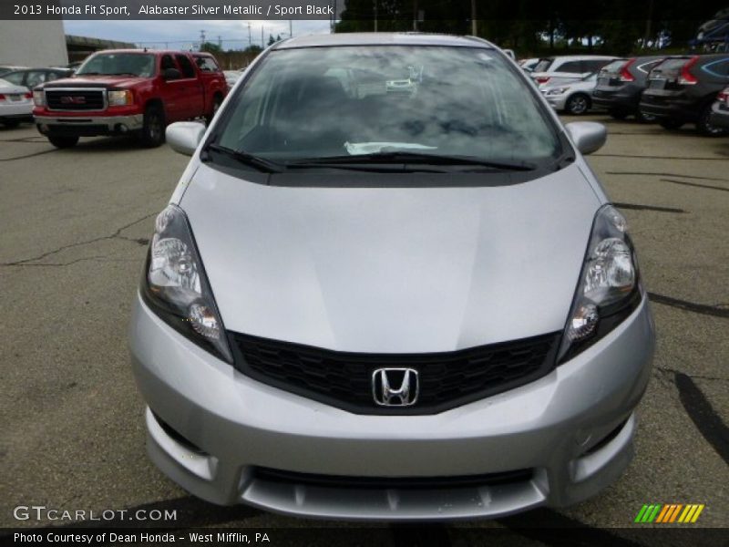 Alabaster Silver Metallic / Sport Black 2013 Honda Fit Sport