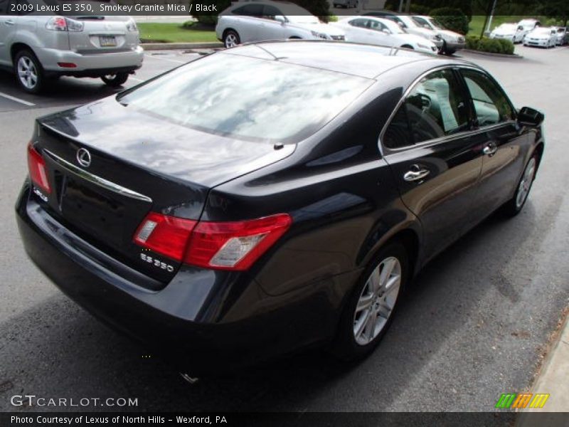 Smokey Granite Mica / Black 2009 Lexus ES 350