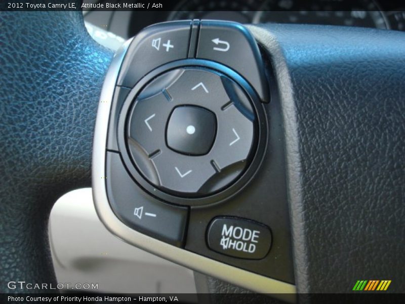 Attitude Black Metallic / Ash 2012 Toyota Camry LE