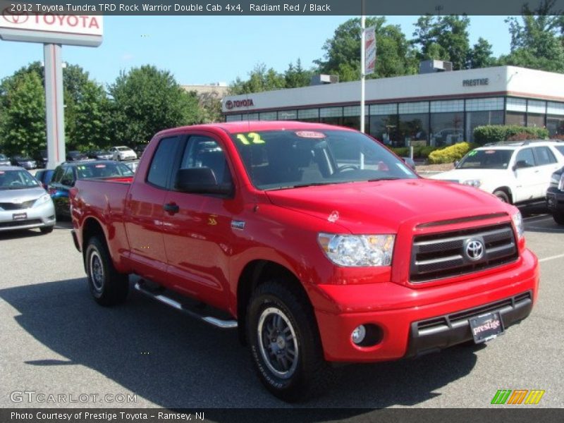 Radiant Red / Black 2012 Toyota Tundra TRD Rock Warrior Double Cab 4x4