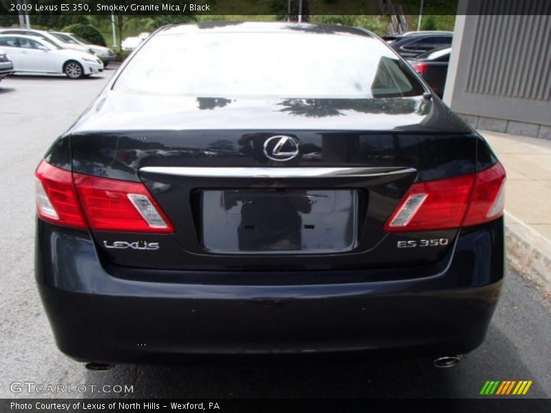 Smokey Granite Mica / Black 2009 Lexus ES 350