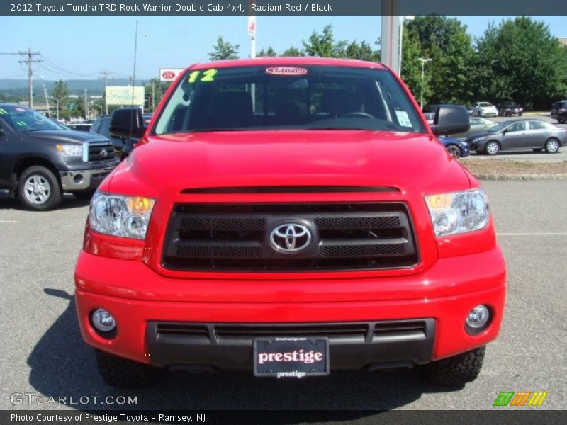 Radiant Red / Black 2012 Toyota Tundra TRD Rock Warrior Double Cab 4x4