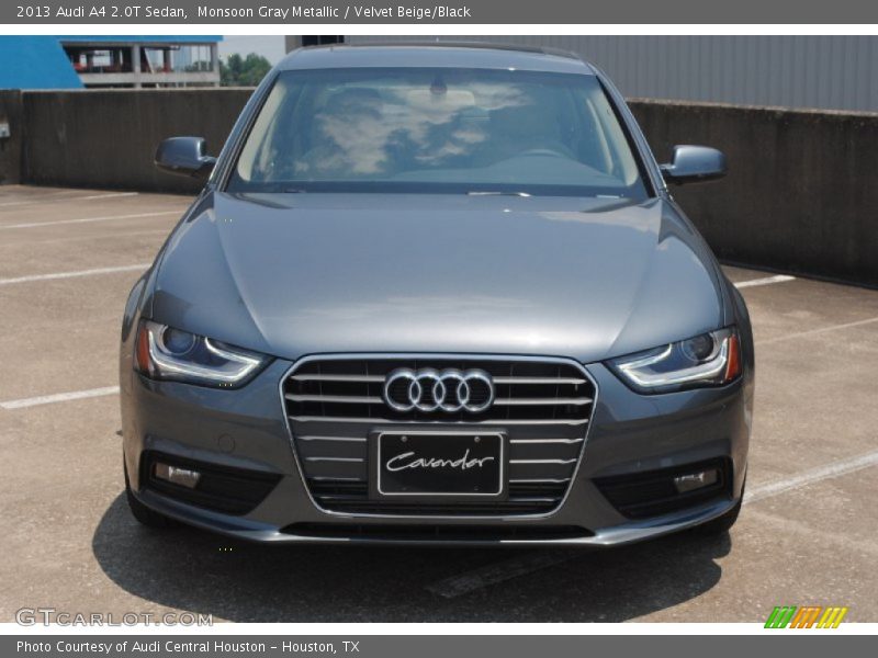Monsoon Gray Metallic / Velvet Beige/Black 2013 Audi A4 2.0T Sedan