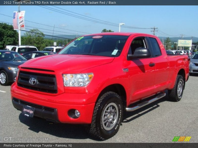 Radiant Red / Black 2012 Toyota Tundra TRD Rock Warrior Double Cab 4x4
