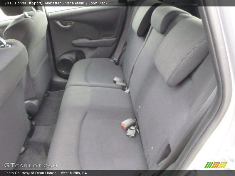 Alabaster Silver Metallic / Sport Black 2013 Honda Fit Sport