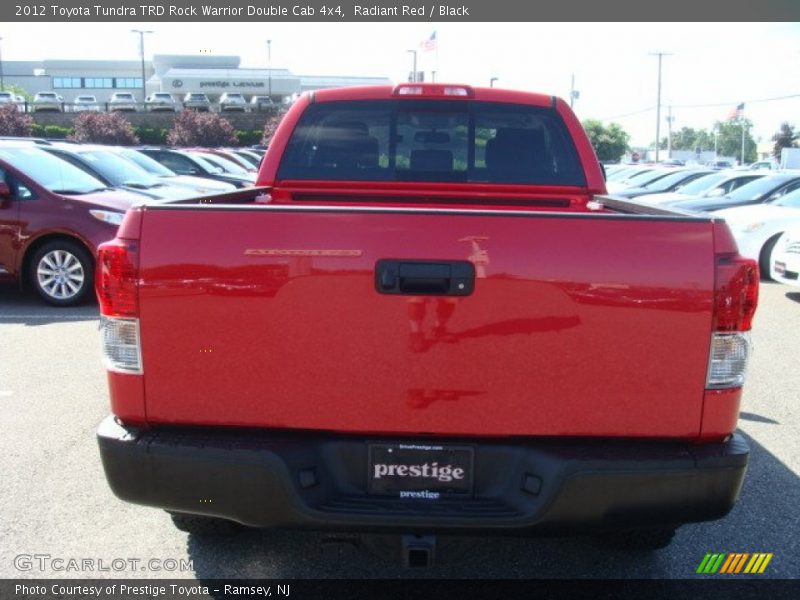 Radiant Red / Black 2012 Toyota Tundra TRD Rock Warrior Double Cab 4x4