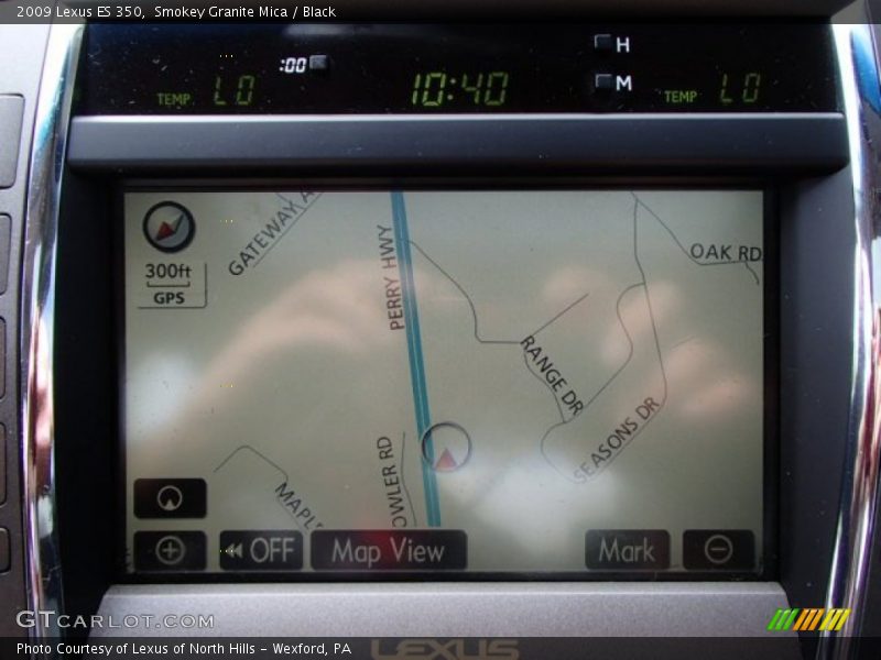 Navigation of 2009 ES 350