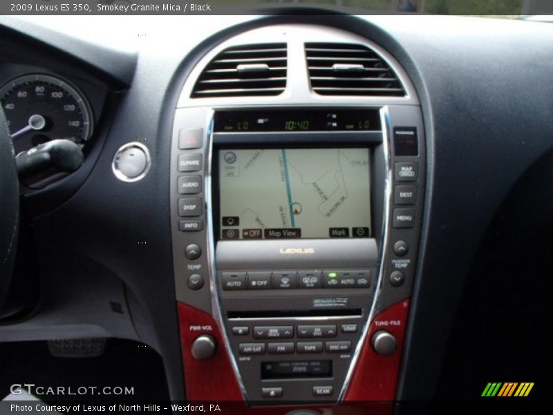 Controls of 2009 ES 350