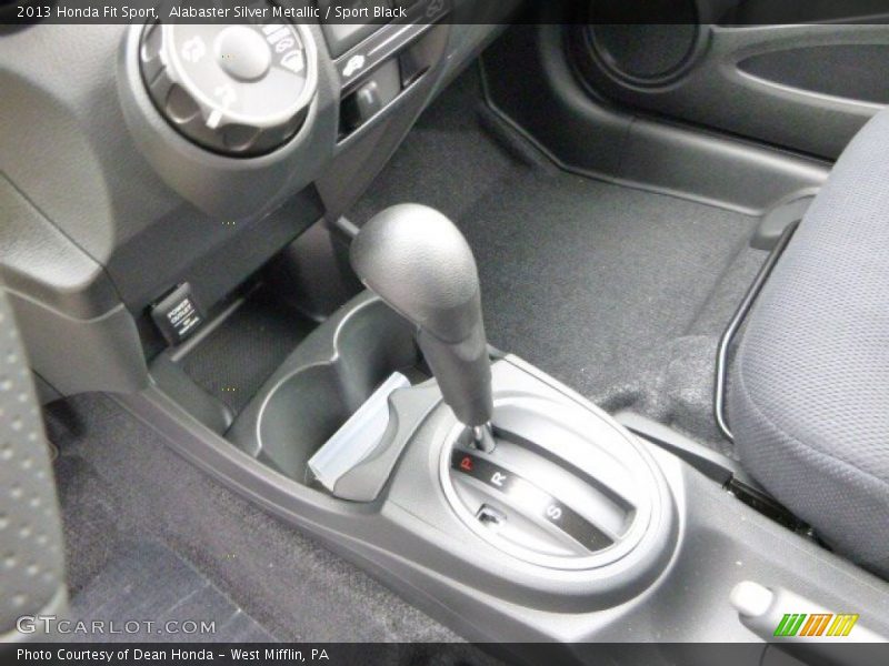 Alabaster Silver Metallic / Sport Black 2013 Honda Fit Sport