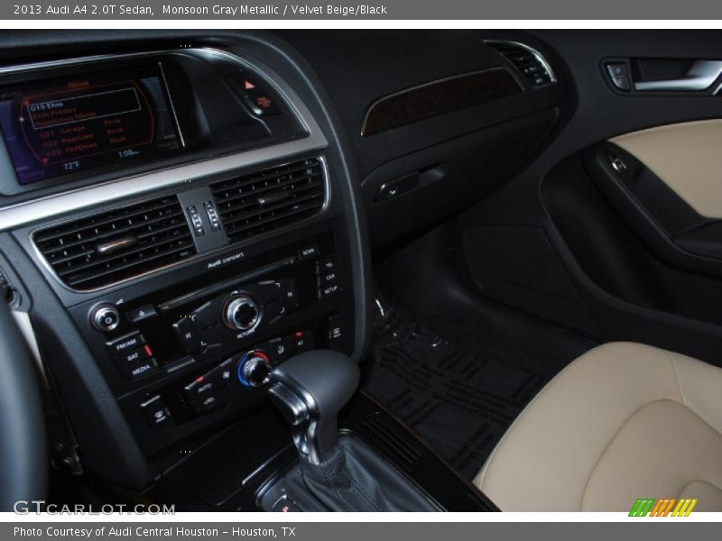 Monsoon Gray Metallic / Velvet Beige/Black 2013 Audi A4 2.0T Sedan