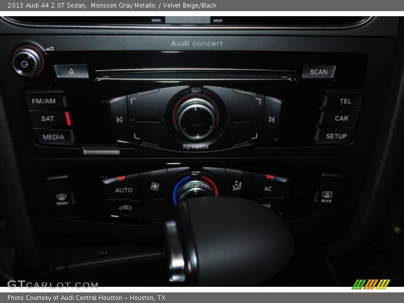 Monsoon Gray Metallic / Velvet Beige/Black 2013 Audi A4 2.0T Sedan