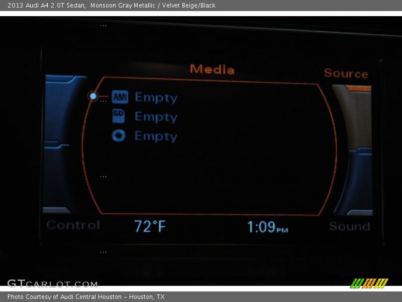 Monsoon Gray Metallic / Velvet Beige/Black 2013 Audi A4 2.0T Sedan