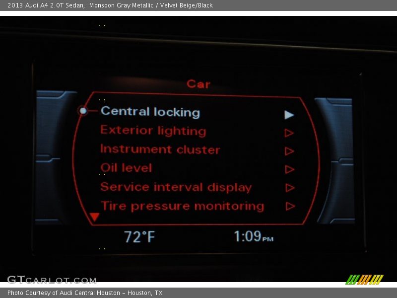 Monsoon Gray Metallic / Velvet Beige/Black 2013 Audi A4 2.0T Sedan