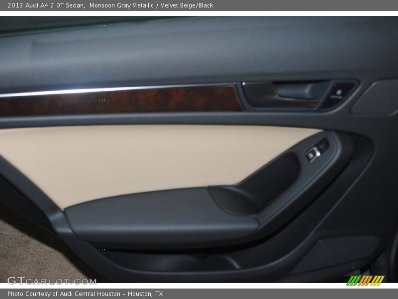 Monsoon Gray Metallic / Velvet Beige/Black 2013 Audi A4 2.0T Sedan