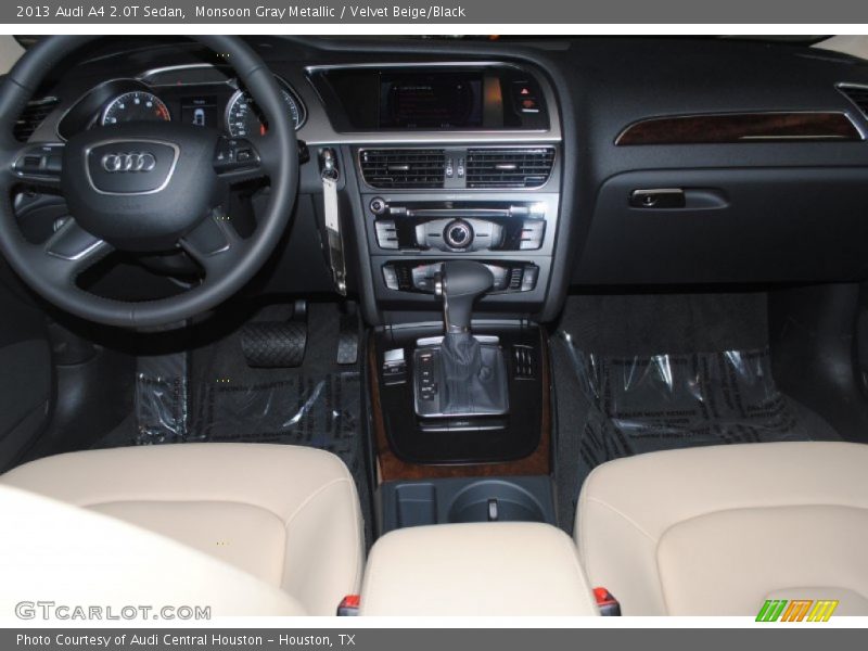 Monsoon Gray Metallic / Velvet Beige/Black 2013 Audi A4 2.0T Sedan