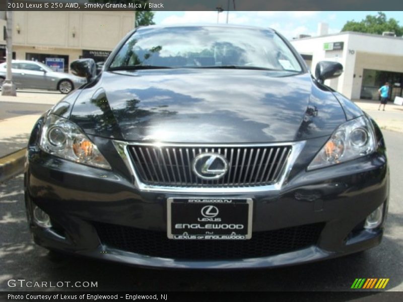 Smoky Granite Mica / Black 2010 Lexus IS 250 AWD