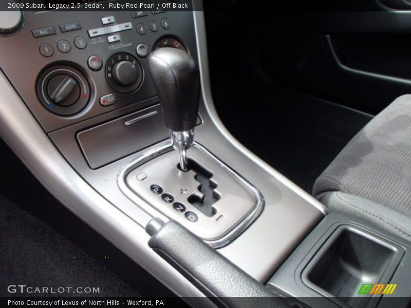 Ruby Red Pearl / Off Black 2009 Subaru Legacy 2.5i Sedan