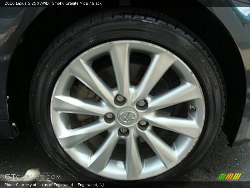 Smoky Granite Mica / Black 2010 Lexus IS 250 AWD