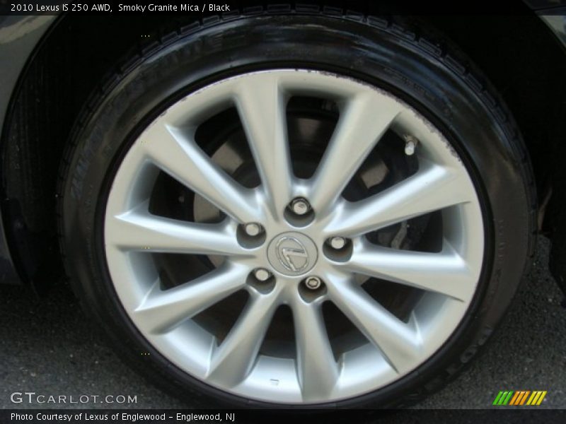 Smoky Granite Mica / Black 2010 Lexus IS 250 AWD