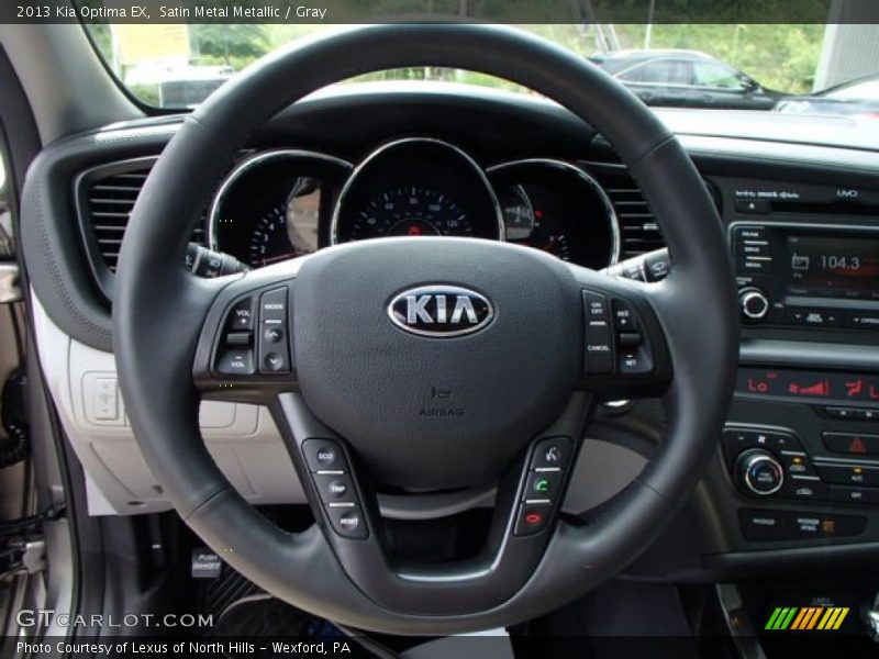 Satin Metal Metallic / Gray 2013 Kia Optima EX