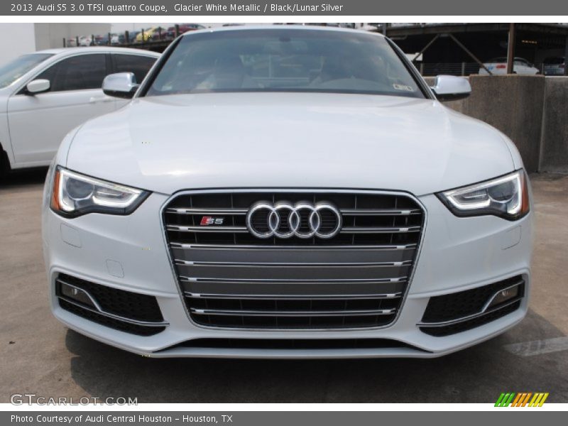 Glacier White Metallic / Black/Lunar Silver 2013 Audi S5 3.0 TFSI quattro Coupe