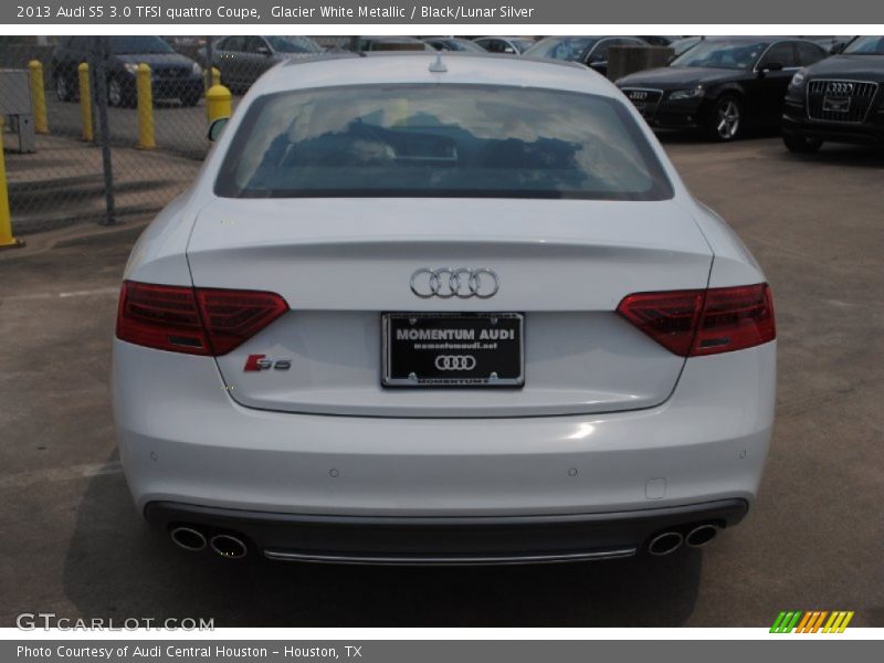 Glacier White Metallic / Black/Lunar Silver 2013 Audi S5 3.0 TFSI quattro Coupe