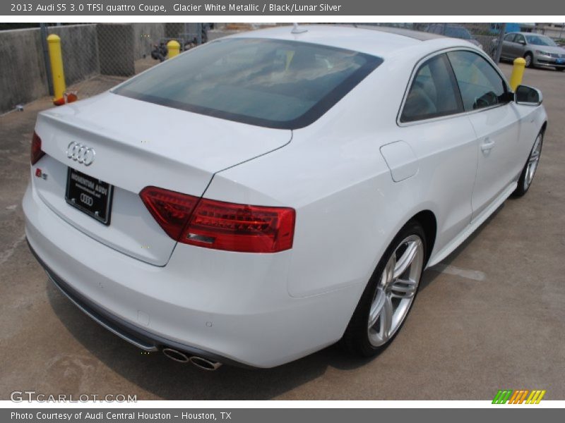 Glacier White Metallic / Black/Lunar Silver 2013 Audi S5 3.0 TFSI quattro Coupe