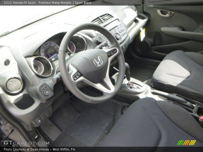Polished Metal Metallic / Sport Black 2013 Honda Fit Sport