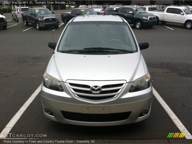 Sunlight Silver Metallic / Gray 2005 Mazda MPV ES