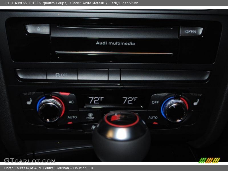 Glacier White Metallic / Black/Lunar Silver 2013 Audi S5 3.0 TFSI quattro Coupe